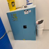 ULINE 30 Gallon Acid & Corrosive Storage Cabinet image 0